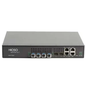 HIOSO HA7304 EPON OLT – 4 PON Ports + 4 SFP Uplink (PX20++)